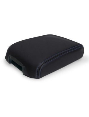 Toyota Tacoma Center Console Cover - PRP Seats - Black/Navy Blue - `16-`23